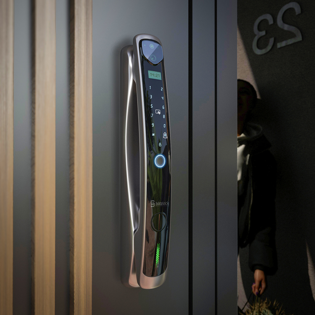 Blitzlock akıllı kilit 3D modelleme